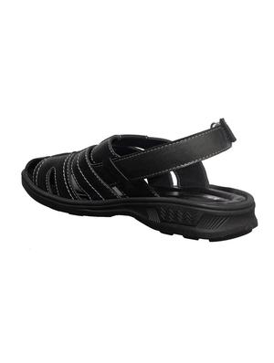 black leather back strap sandals - 17794656 - Standard Image - 5