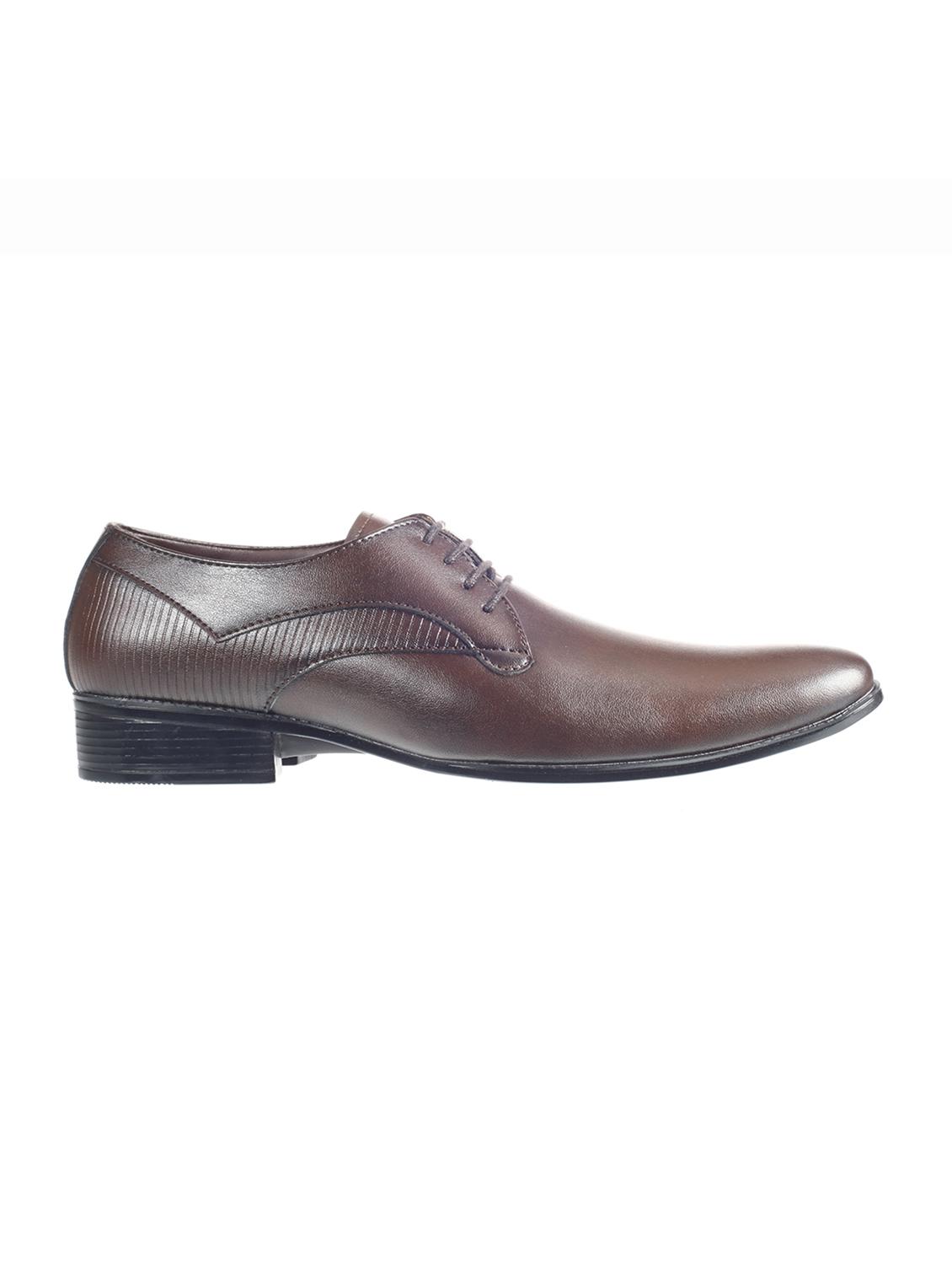 brown leather laceup derbies - 17794755 - Zoom Image - 2