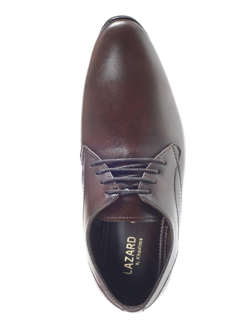 brown leather laceup derbies - 17794755 - Zoom Image - 4