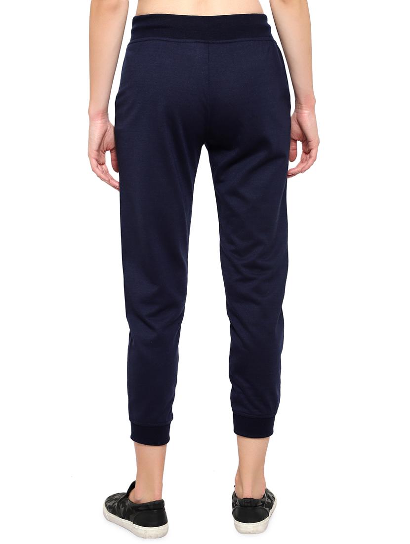 drawstring waist solid track pant - 17795180 - Zoom Image - 3