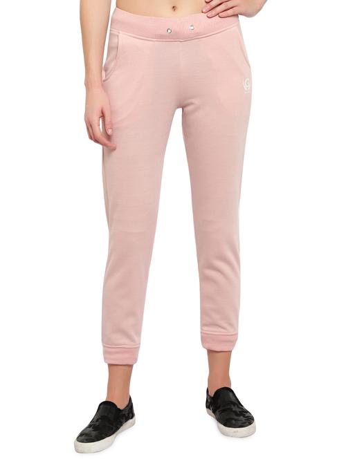 mid rise solid track pant - 17795181 - Standard Image - 1