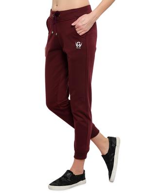 drawstring waist solid track pant - 17795182 - Standard Image - 2