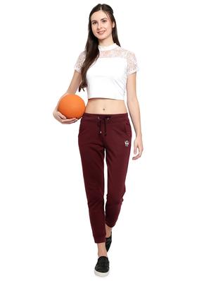 drawstring waist solid track pant - 17795182 - Standard Image - 4