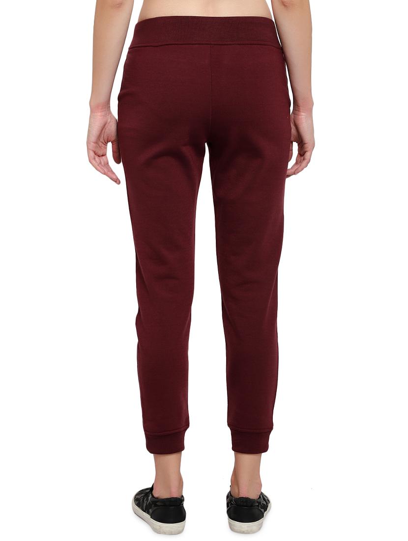 drawstring waist solid track pant - 17795182 - Zoom Image - 3