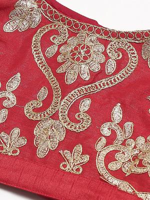 red net aline lehenga - 17795570 - Standard Image - 5