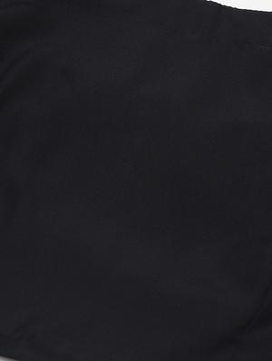 black poly georgette aline lehenga - 17795630 - Standard Image - 5