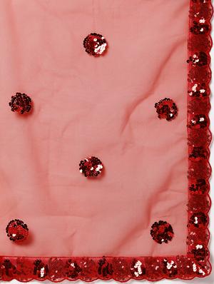 red net aline lehenga - 17795720 - Standard Image - 6