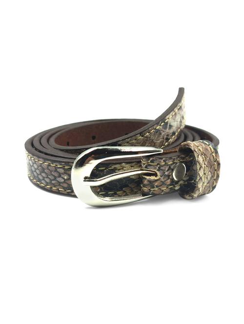 brown  leather belt - 17796118 -  Standard Image - 0