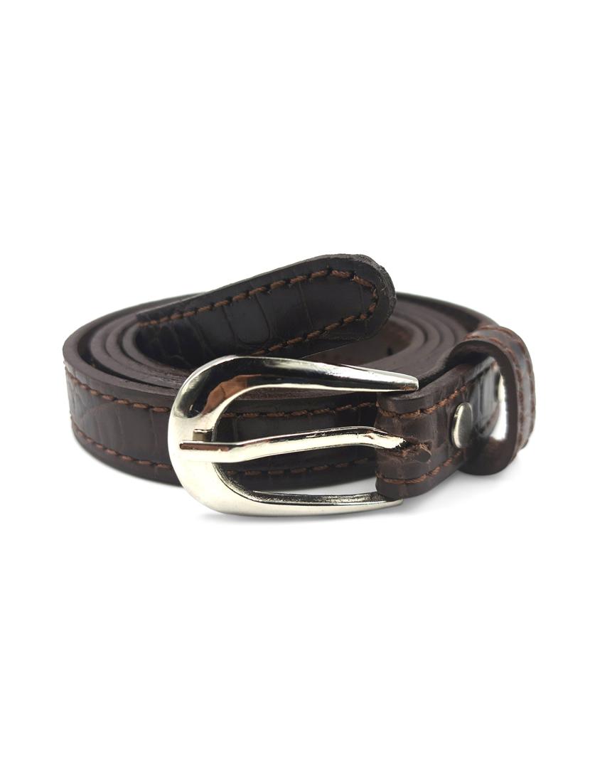 brown leather belt - 17796120 - Zoom Image - 1