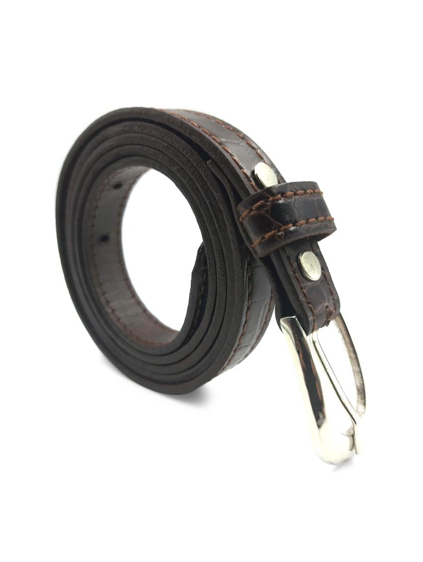 brown leather belt - 17796120 - Zoom Image - 2