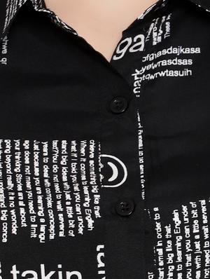 tie front printed shirt - 17796670 - Standard Image - 5