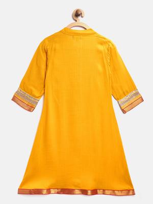 yellow rayon suit set - 17796692 - Standard Image - 2