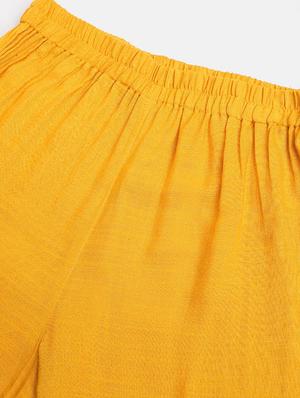 yellow rayon suit set - 17796692 - Standard Image - 5