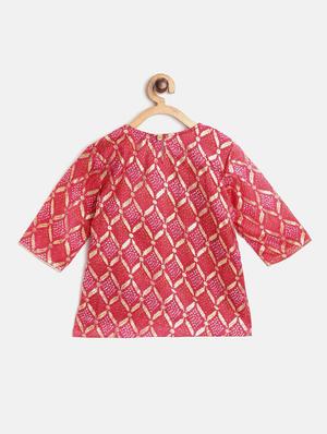pink silk blend suit set - 17796696 - Standard Image - 2