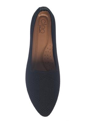 black fabric slip on loafers - 17796773 - Standard Image - 4