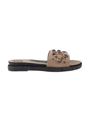 beige slip on flip flop - 17796801 - Standard Image - 2
