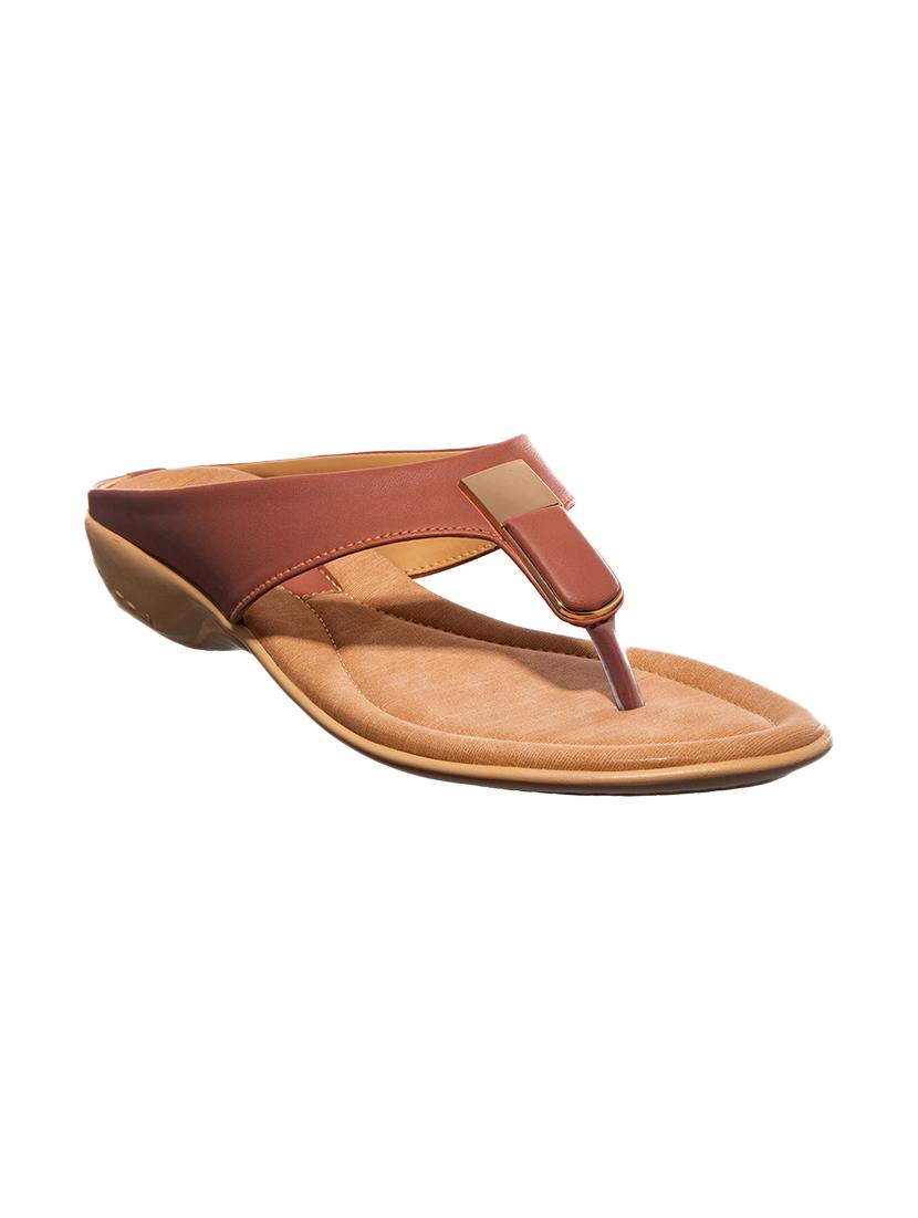 pink leather slip on sandals - 17797328 - Zoom Image - 1