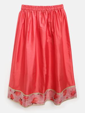 pink silk blend lehnga choli - 17797421 - Standard Image - 4