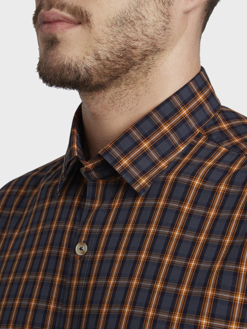 yellow checkered casual shirt - 17801587 - Zoom Image - 5