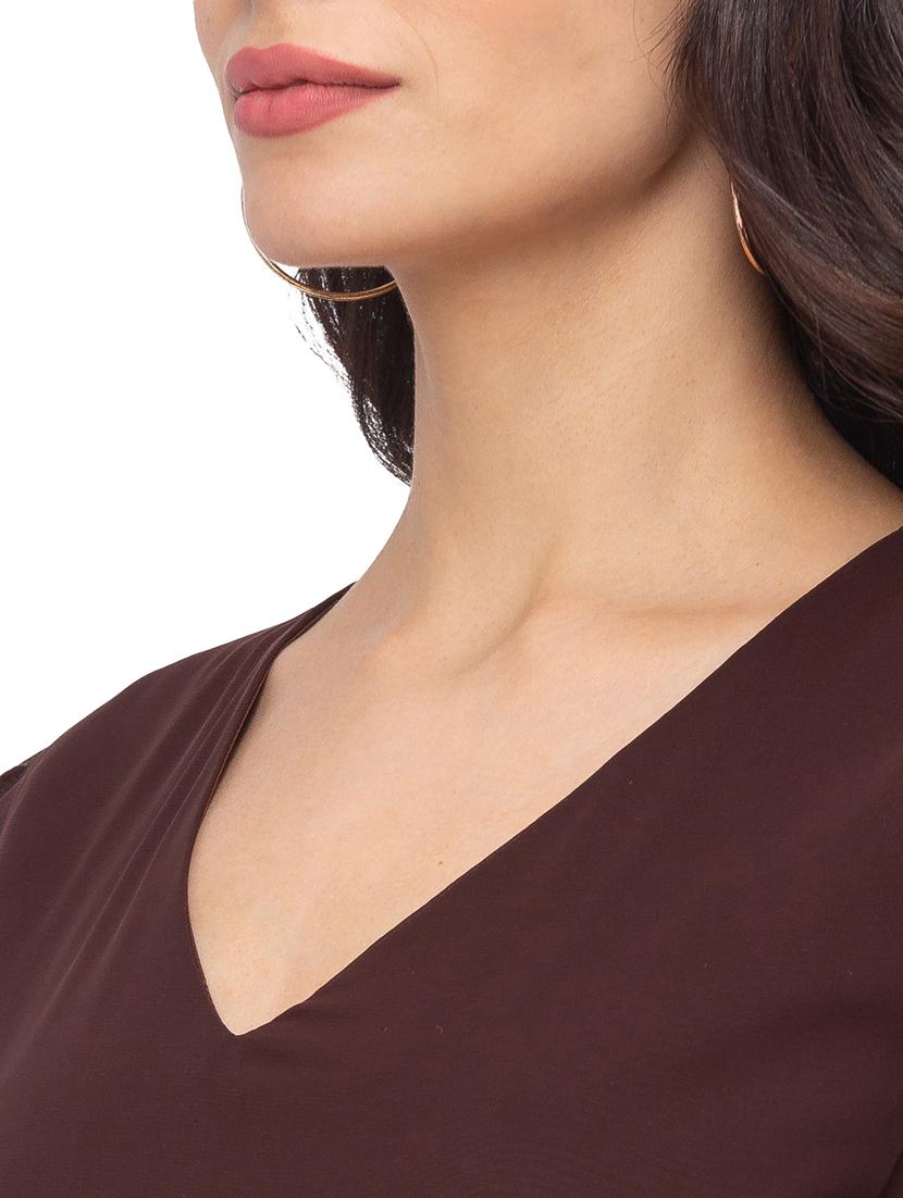 v-neck flared tiered dress - 17801733 - Zoom Image - 4