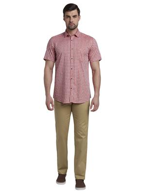 red checkered casual shirt - 17801765 - Standard Image - 5