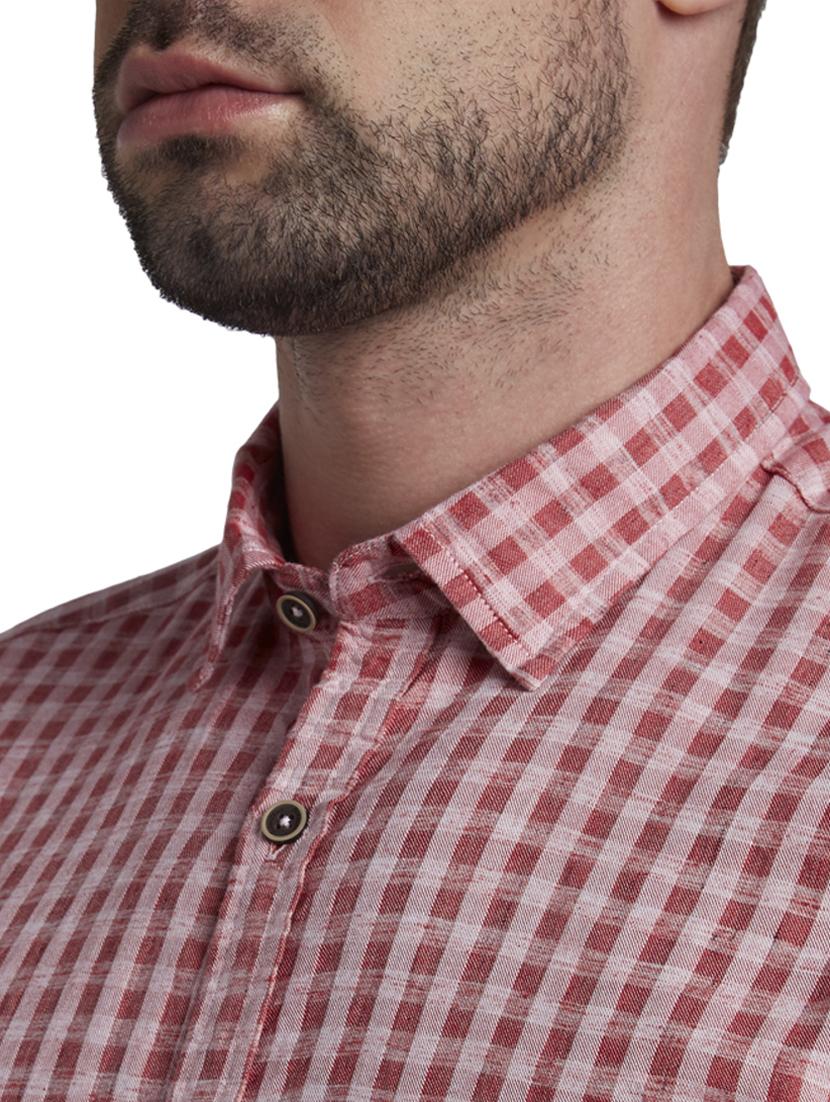 red checkered casual shirt - 17801765 - Zoom Image - 6