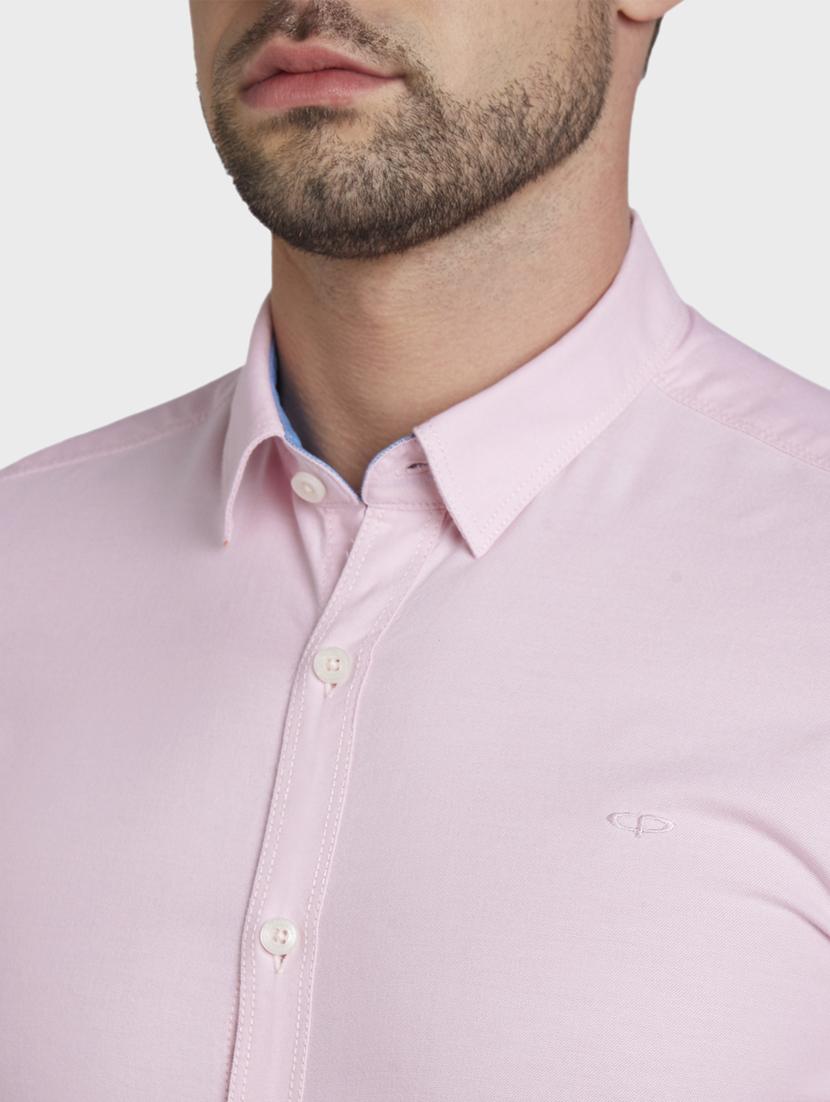 pink solid casual shirt - 17801866 - Zoom Image - 5
