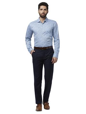blue floral formal shirt - 17801938 - Standard Image - 4