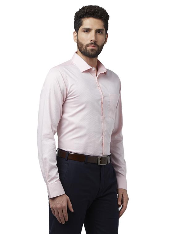 pink printed formal shirt - 17801947 - Zoom Image - 2