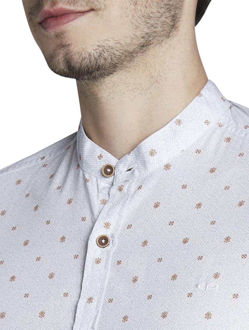 white printed casual shirt - 17801953 - Zoom Image - 6