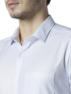 blue striped formal shirt - 17802063 - Standard Image - 5