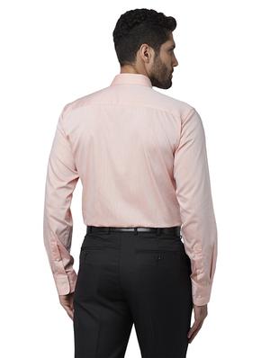 orange solid formal shirt - 17802083 - Standard Image - 3