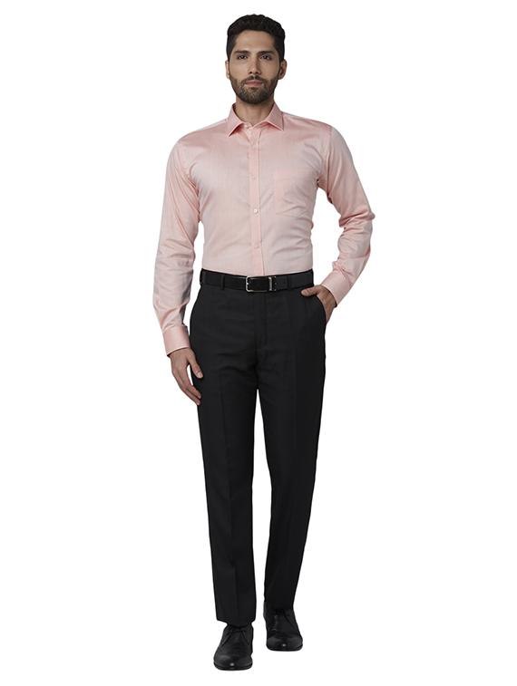 orange solid formal shirt - 17802083 - Zoom Image - 4