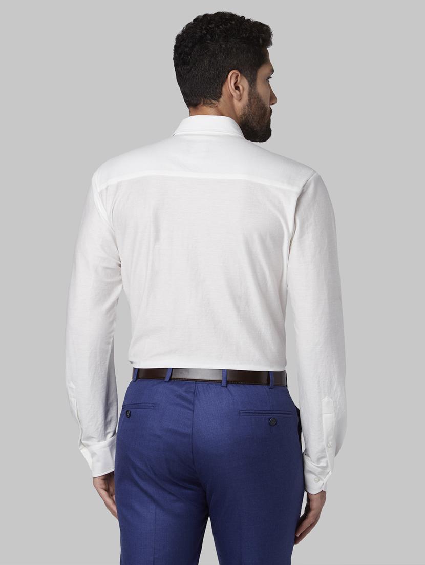 white solid formal shirt - 17802098 - Zoom Image - 3
