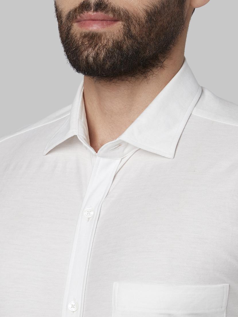 white solid formal shirt - 17802098 - Zoom Image - 5