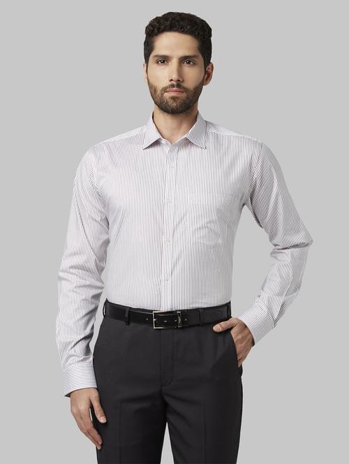 white striped formal shirt - 17802102 - Standard Image - 1