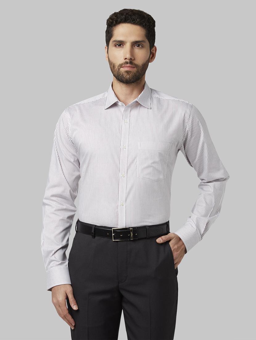 white striped formal shirt - 17802102 - Zoom Image - 1