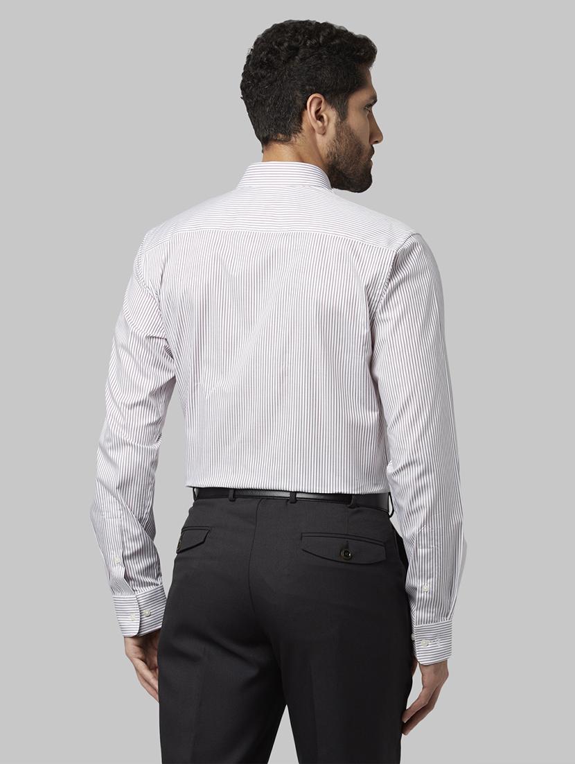white striped formal shirt - 17802102 - Zoom Image - 3