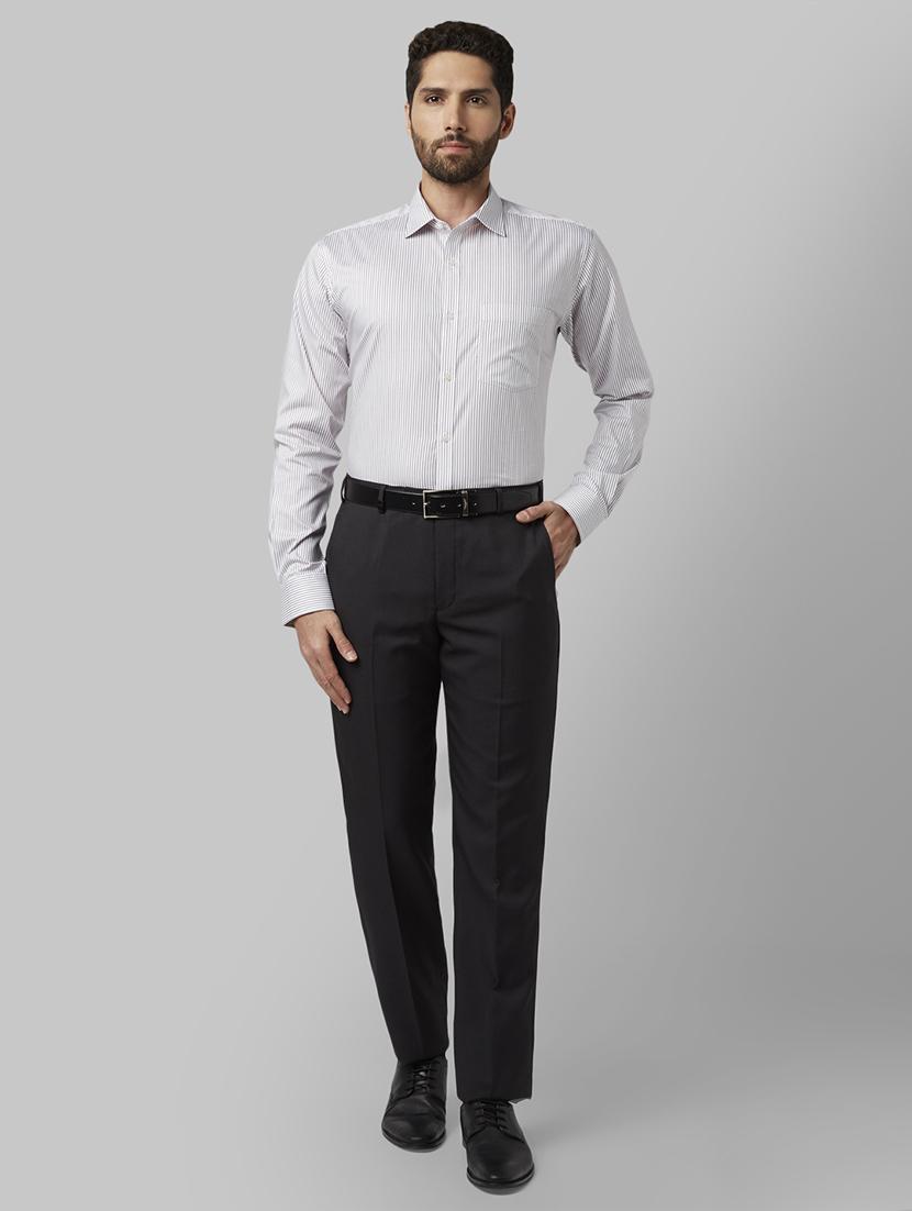 white striped formal shirt - 17802102 - Zoom Image - 4