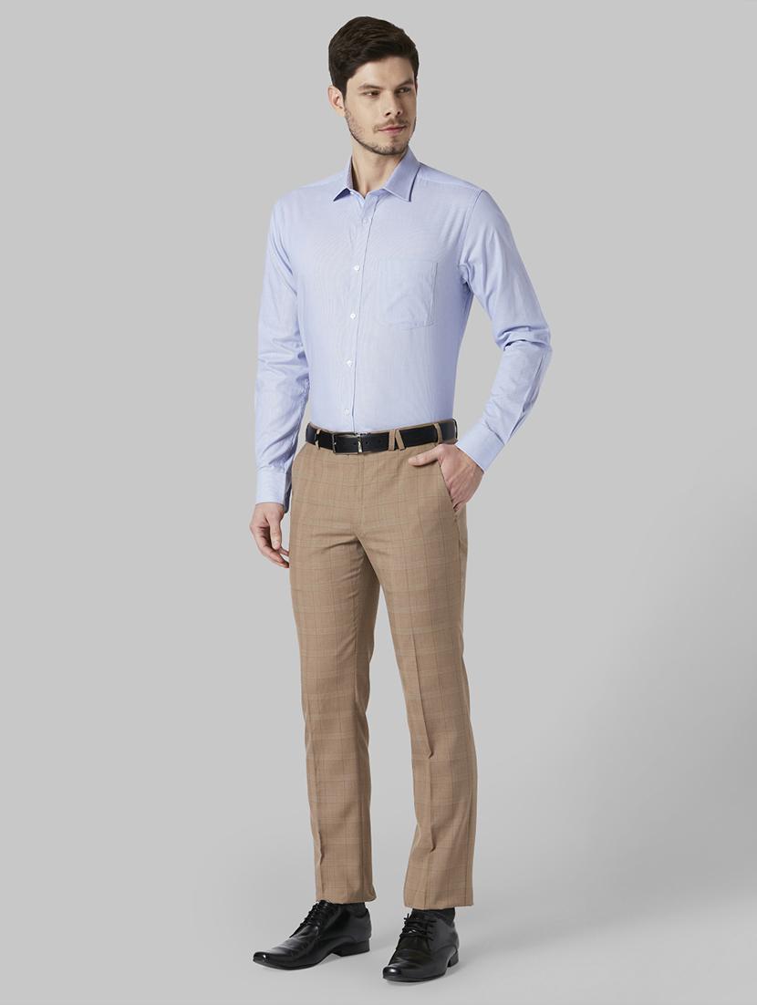 blue striped formal shirt - 17802218 - Zoom Image - 4