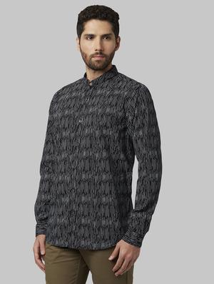 black printed casual shirt - 17802614 - Standard Image - 2