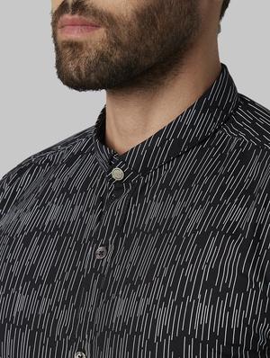 black printed casual shirt - 17802614 - Standard Image - 5