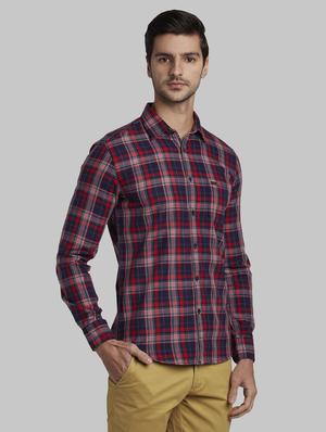 red checkered casual shirt - 17802763 - Standard Image - 2