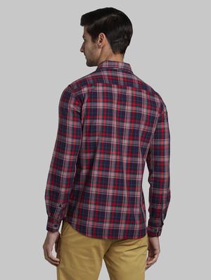 red checkered casual shirt - 17802763 - Standard Image - 3