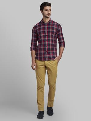 red checkered casual shirt - 17802763 - Standard Image - 4