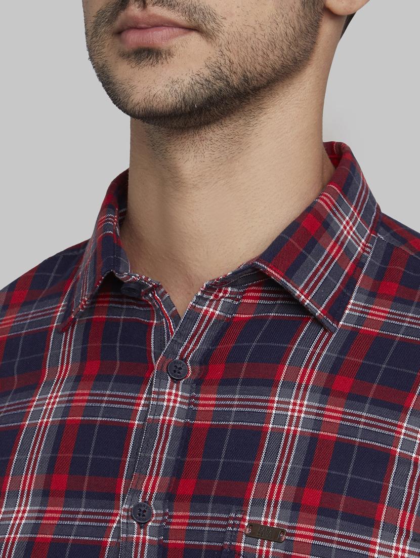 red checkered casual shirt - 17802763 - Zoom Image - 5