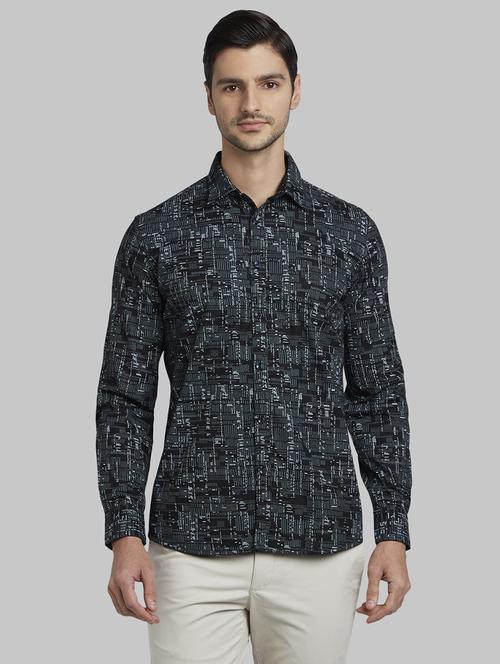 black printed casual shirt - 17802821 - Standard Image - 1