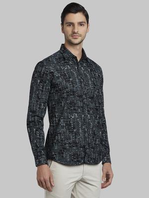 black printed casual shirt - 17802821 - Standard Image - 2