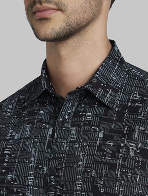 black printed casual shirt - 17802821 - Standard Image - 5