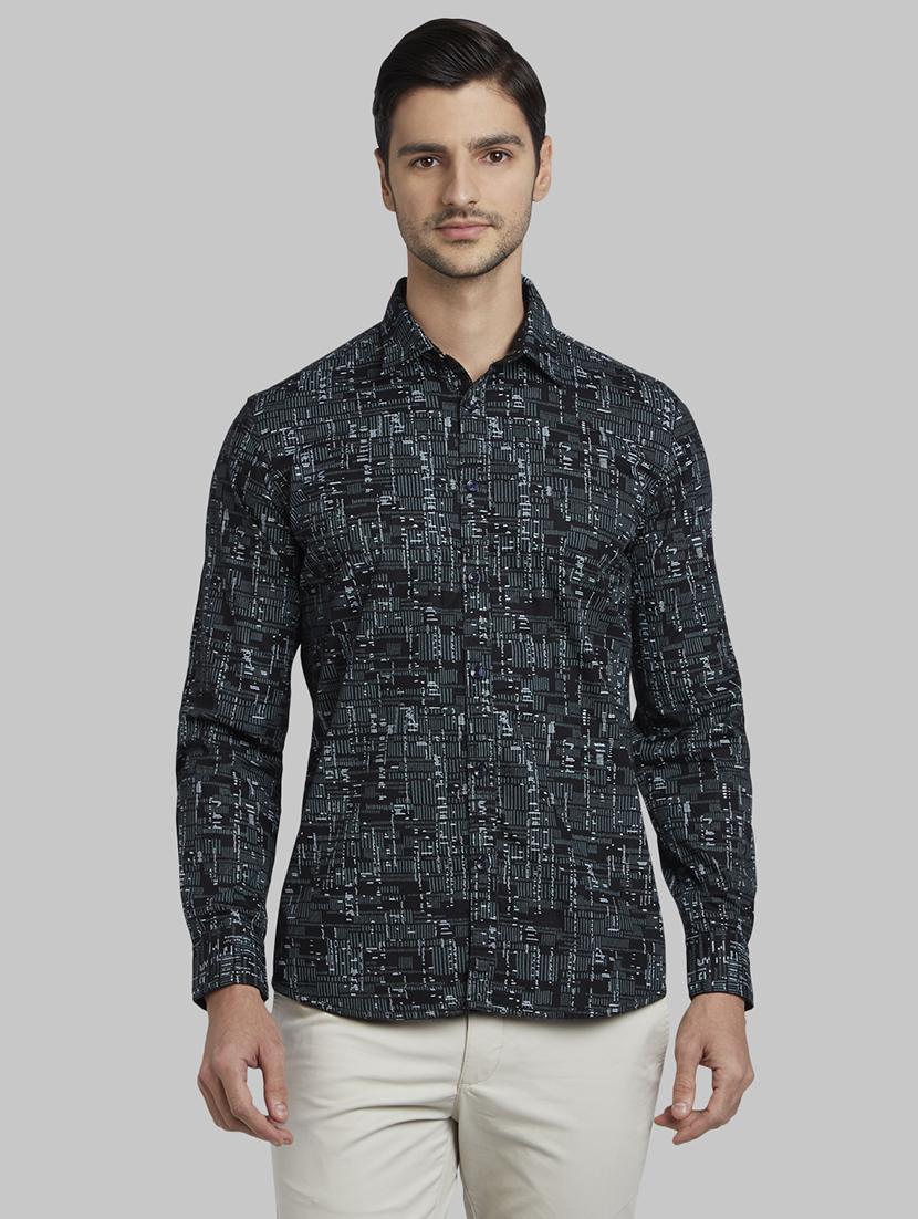 black printed casual shirt - 17802821 - Zoom Image - 1